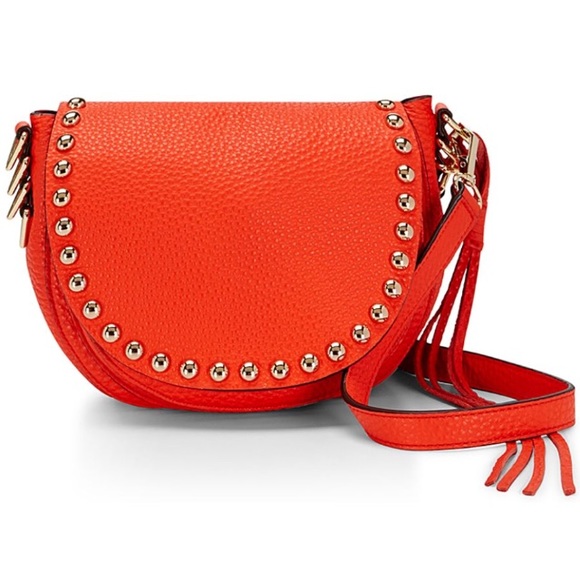 Rebecca Minkoff Handbags - NEW Rebecca Minkoff Unlined Studded Saddle Bag